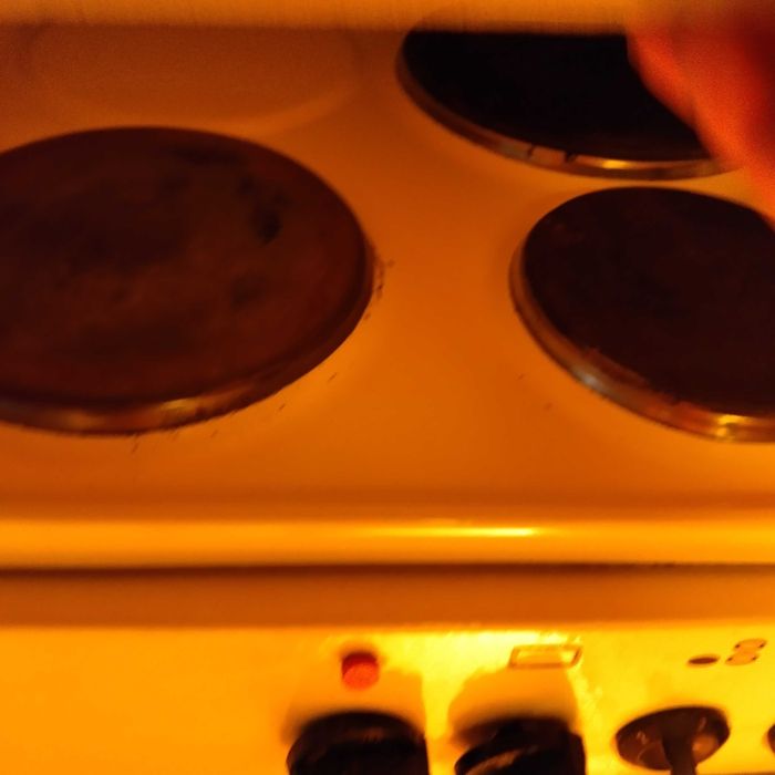 печка с 4 котлона,използвана