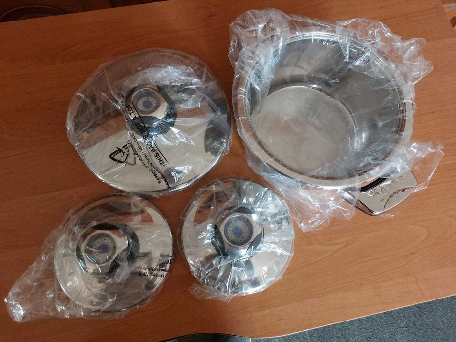 Vand set vase noi inox, originale König (Austria)