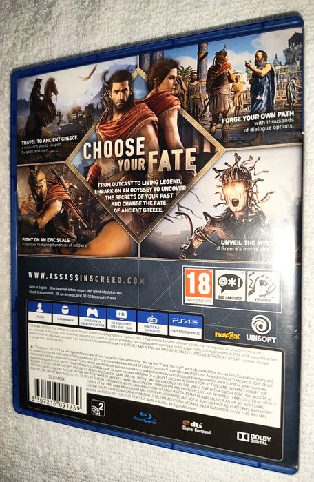 Assassin's Creed Odyssey Assassin Odisei PS 4 PlayStation 4