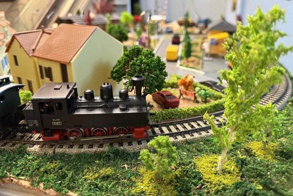 ел влакче мерклин ho диорама  макет