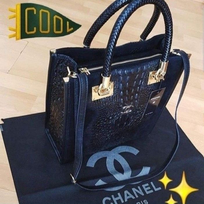 Geanta damă piele naturala,insertii model croco și piele întoarsă, sac