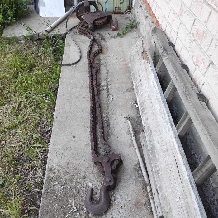 Таль ручная цепная, лебедка
