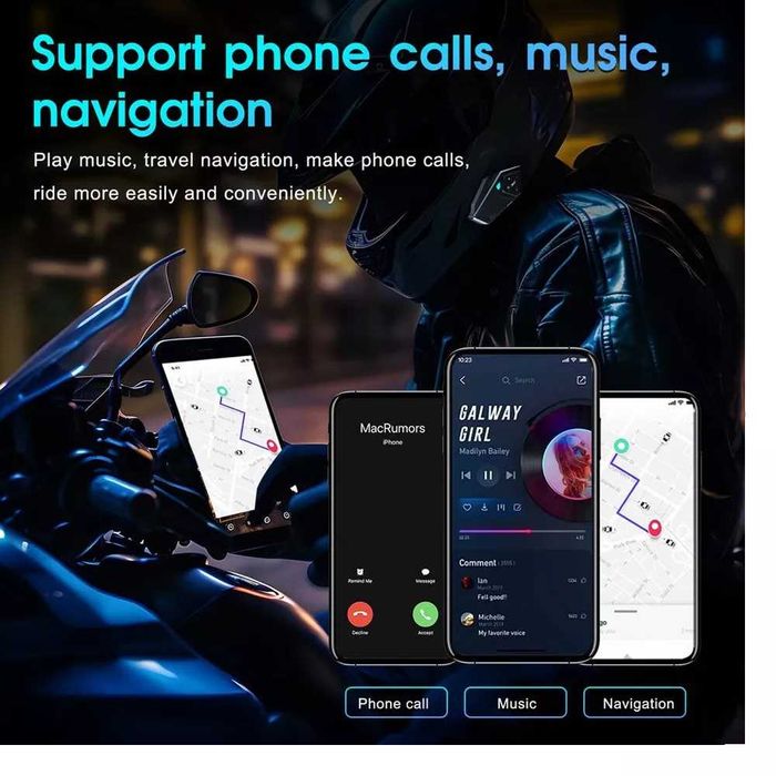 Ejeas E1PRO интерком за мото каска водоустойчив