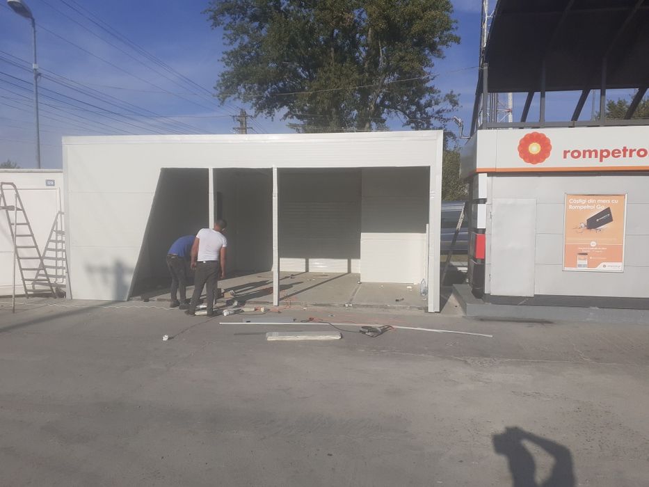 Vand container tip  casă tradițională sau birou din panou izolat  11x8