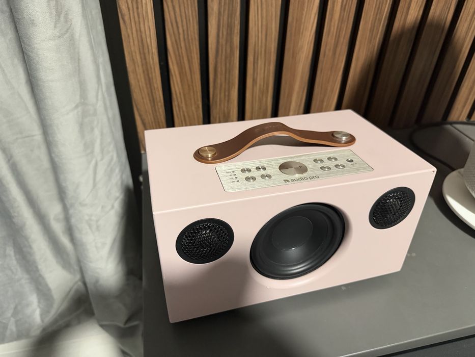 Boxa Audio Pro - Addon C5 - Pink - High Quality Speaker - WLAN Multi-Room - Airplay, Stereo, Bluetooth, Wireless, WiFi