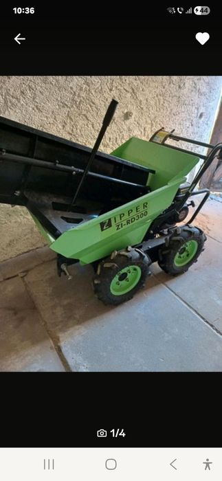 Roaba cu motor 4x4, Zipper, Dumper, Minidumper