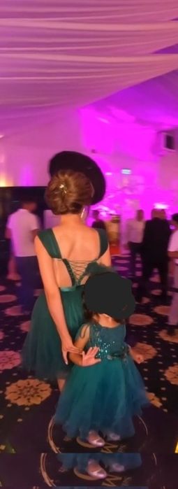Rochie seara/nunta verde xs sau 34