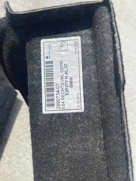 Capitonaj portbagaj BMW X1 E84 cod 2990733-06