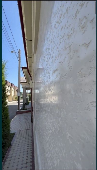 Tiravertin fasat  ishlari