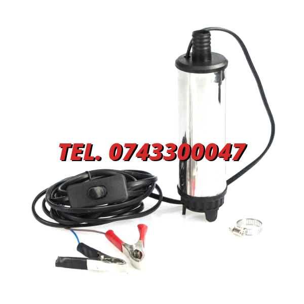 Pompa Submersibila Mica Rulota Chiuveta Camping Cabane 12v 12litri 38