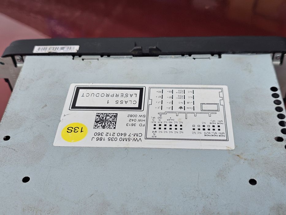 Radio CD RCD 310 VW Golf 5 6 7 Jetta Passat B6 B7 EOS Polo 6r 9r  Skoda Octavia Seat Leon Altea Casetofon MP3 Player