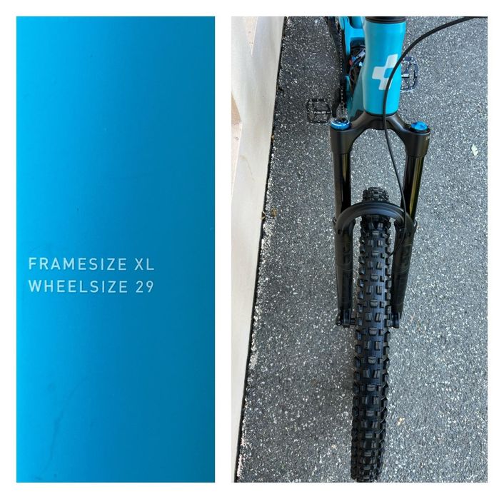 Bicicleta MTB CUBE STEREO One55 29" carbon XL 1x12 Shimano Deore XT furca FOX 36