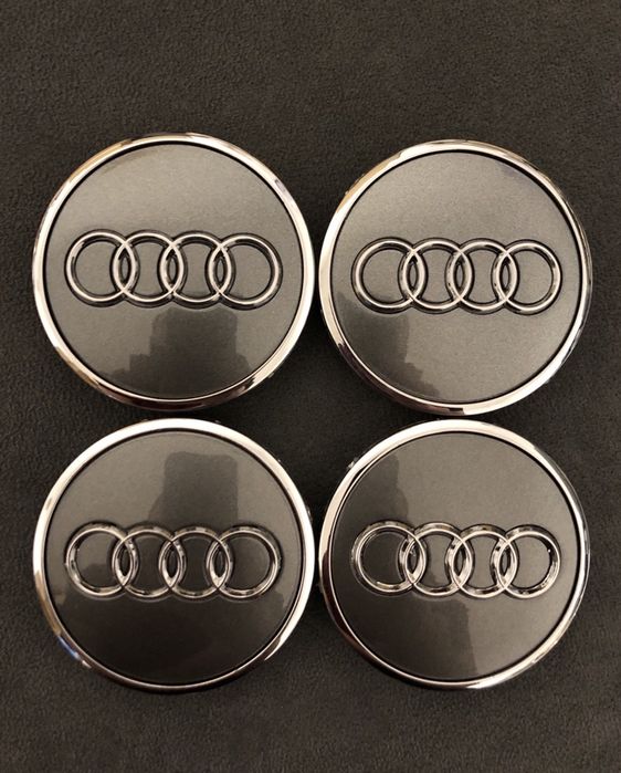 Capace/capac roti/jante aliaj Negru Black AUDI 60mm A2 A3 A4 A6 A8 TT