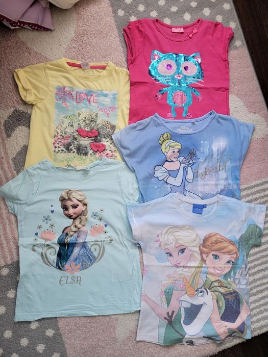 Set tricouri 6-8 ani, 122-128 cm