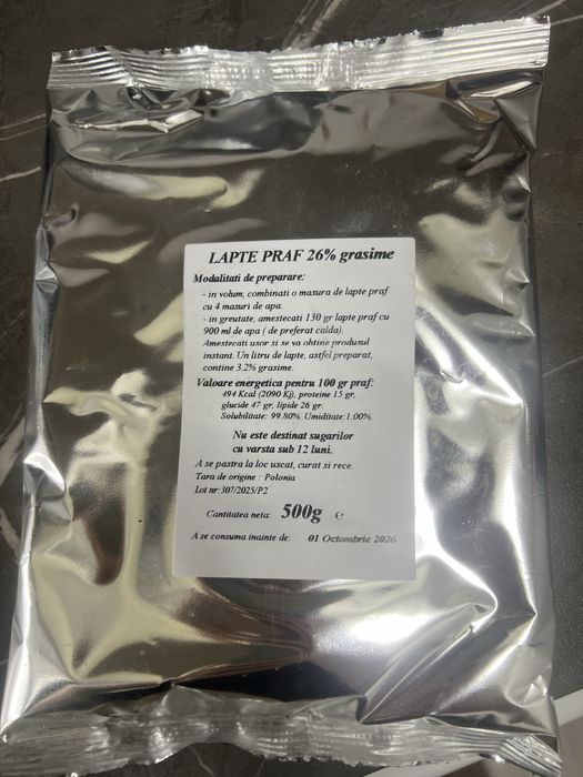 Lapte praf 500 grame