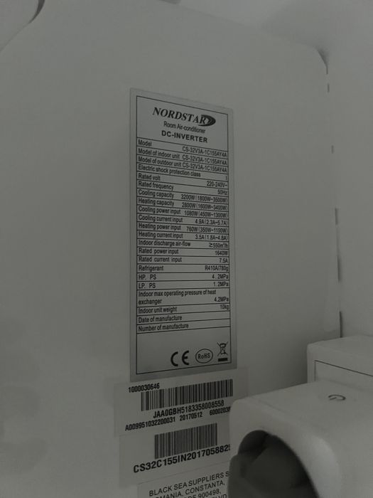 AC Nordstar invertor 12000 btu
