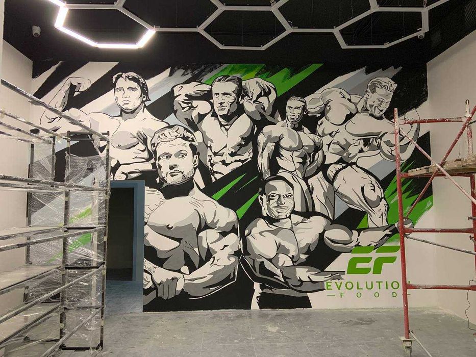 Профессиональная роспись стен | Граффити | Стритарт | Художник | Мурал