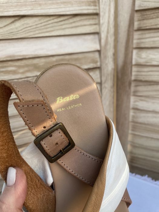 Sandale piele naturală Bata