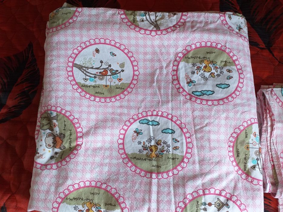 Олекотена завивка, с комплект за кошара