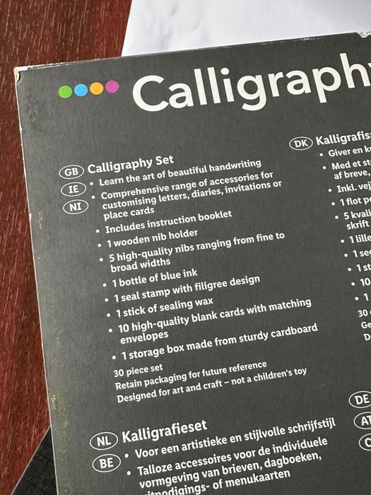 Set calografie Trusa stilou text caligrafic Crelando