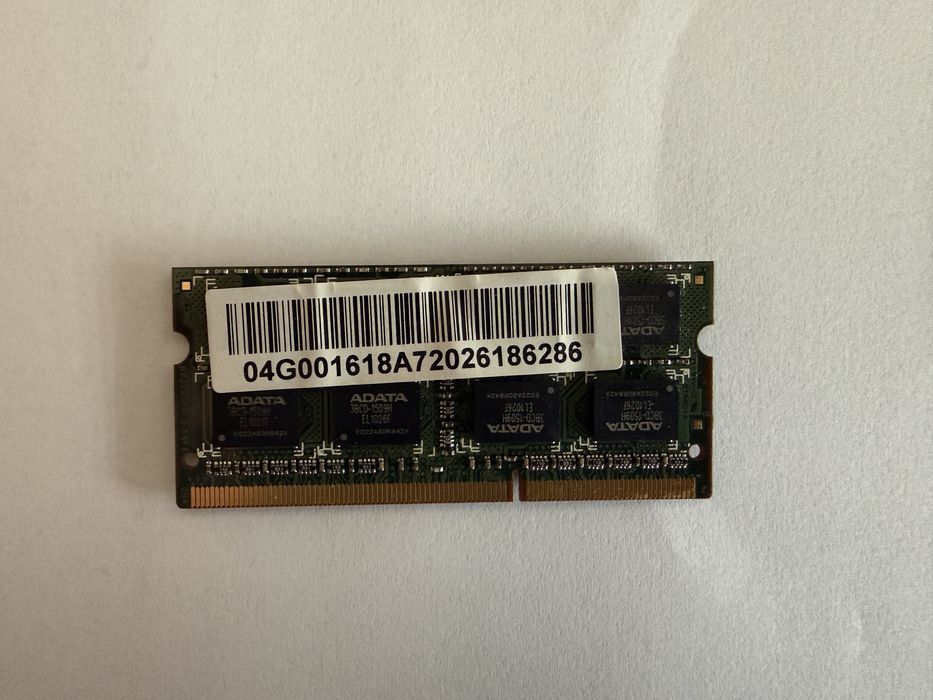 Рам памет за лаптоп  ADATA и Kingston 2x2 GB DDR3 1066Mhz