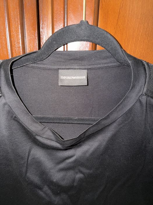 Emporio Armani футболка, размер XXL. Қора ранг. Оригинал. Италиядан.