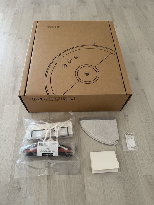 Robot de aspirare Roborock 2, 14.4 V, Mop, Autonomie 2h, WiFi, Alb