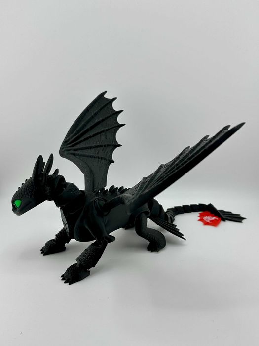3d модели от филма How to Train Your Dragon Toothless и Lightfury
