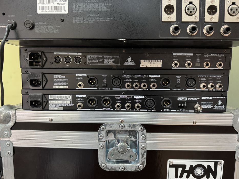 Behringer phonic procesor feedback eq