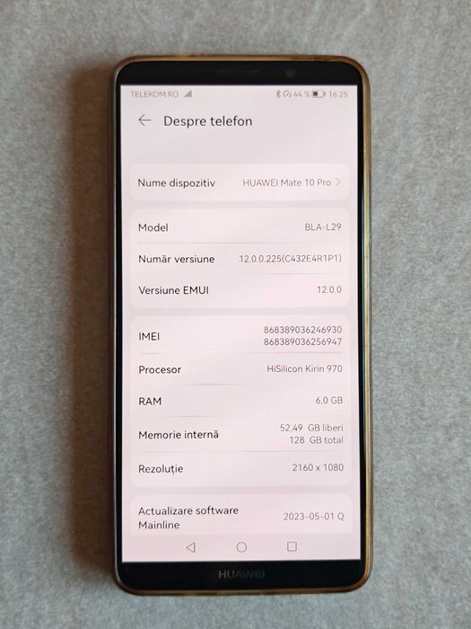 Telefon Huawei Mate 10 PRO in Cutie Android 12 Husa Noua Bonus