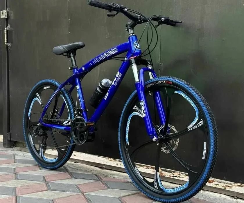 Синий Велосипед  BMW