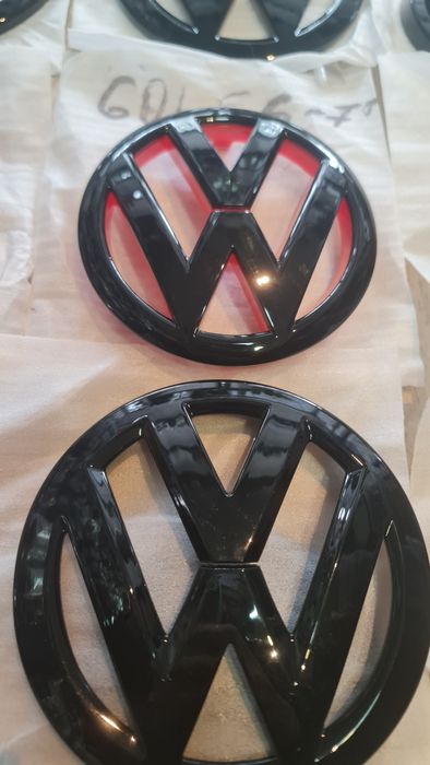 Черна емблема за Фолксваген Голф 5,6,7,8 Golf Passat Tiguan