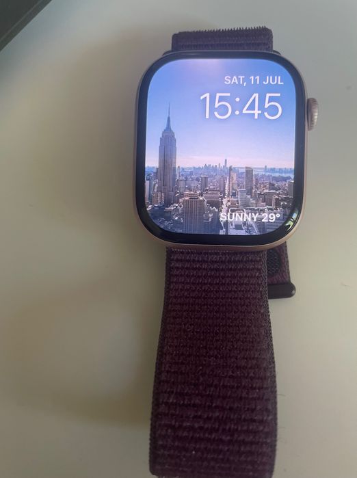 Apple Watch Series 10 S10 46mm Rose Gold – като нов, неразопаковано зарядно