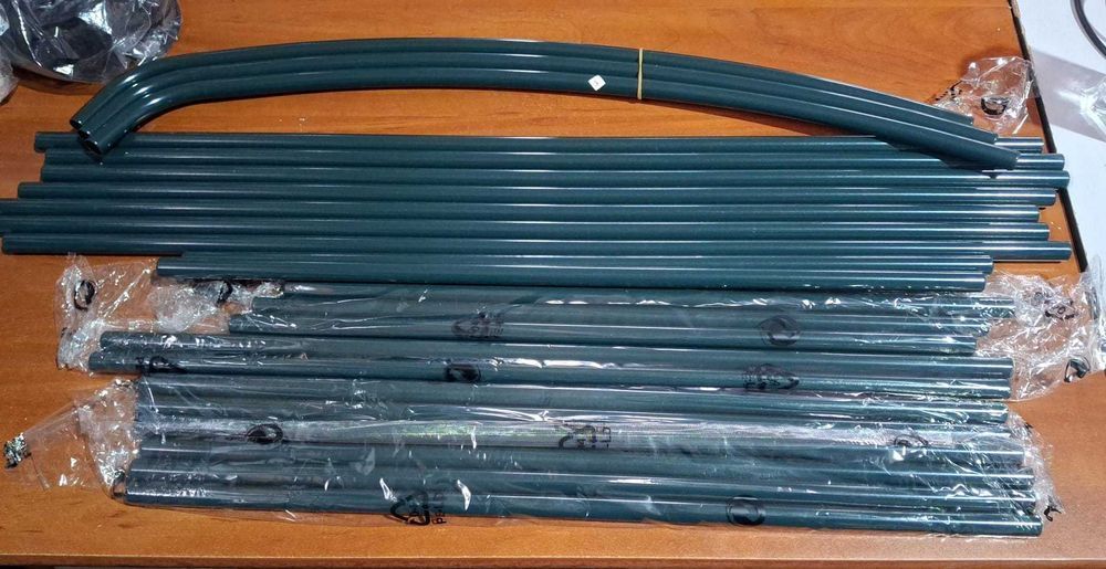 Mini sera LARMNEE, 128x70x170 cm, verde si transparent