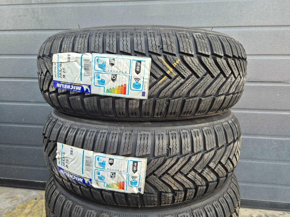 2 Anvelope M+S IARNA - 185/65/15 - Michelin Alpin 6 - NOU - DOT 2020 !