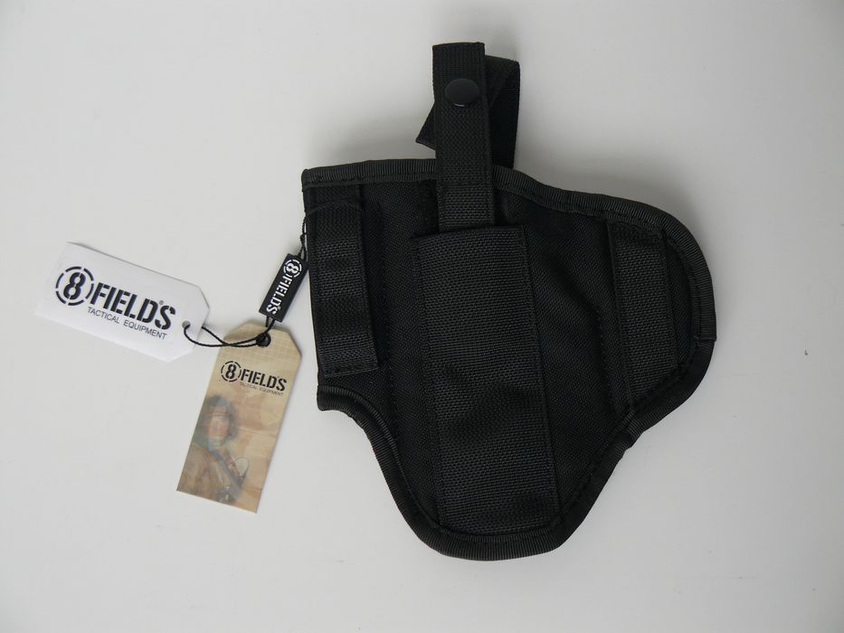 Toc Pistol/Holster Ambidextru Cu Prindere Sold/Curea 8FIELDS Nou,Negru
