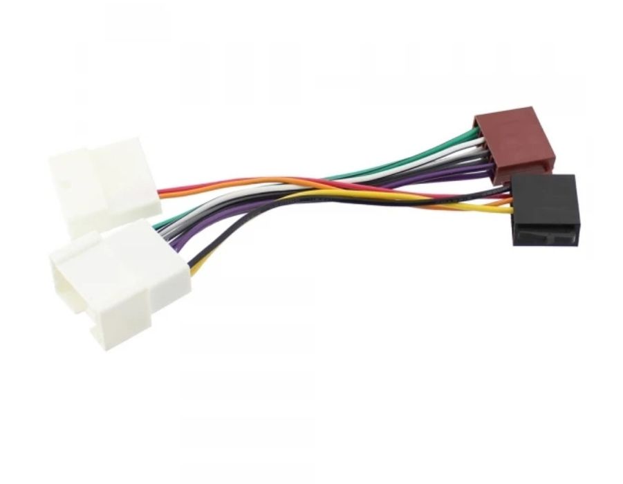 Pachet adaptoare Dacia Logan II 2 mufe cabluri aparate cu ISO