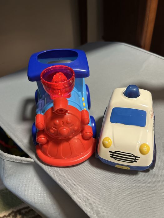 Jucarii tren masina si crocodil