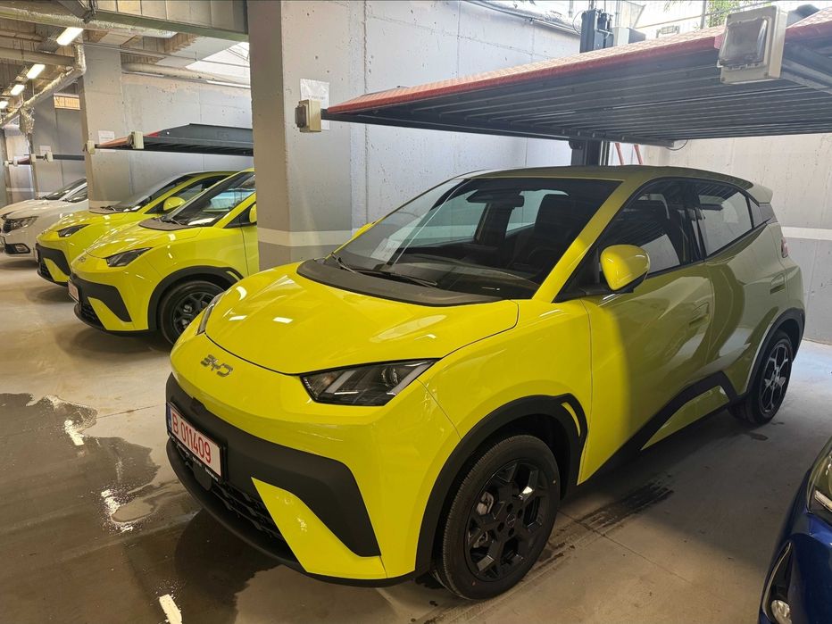 Închiriez BYD Dolphin Surf BOOST— mașină electrică nouă, pentru Uber/Bolt, București rideshareing