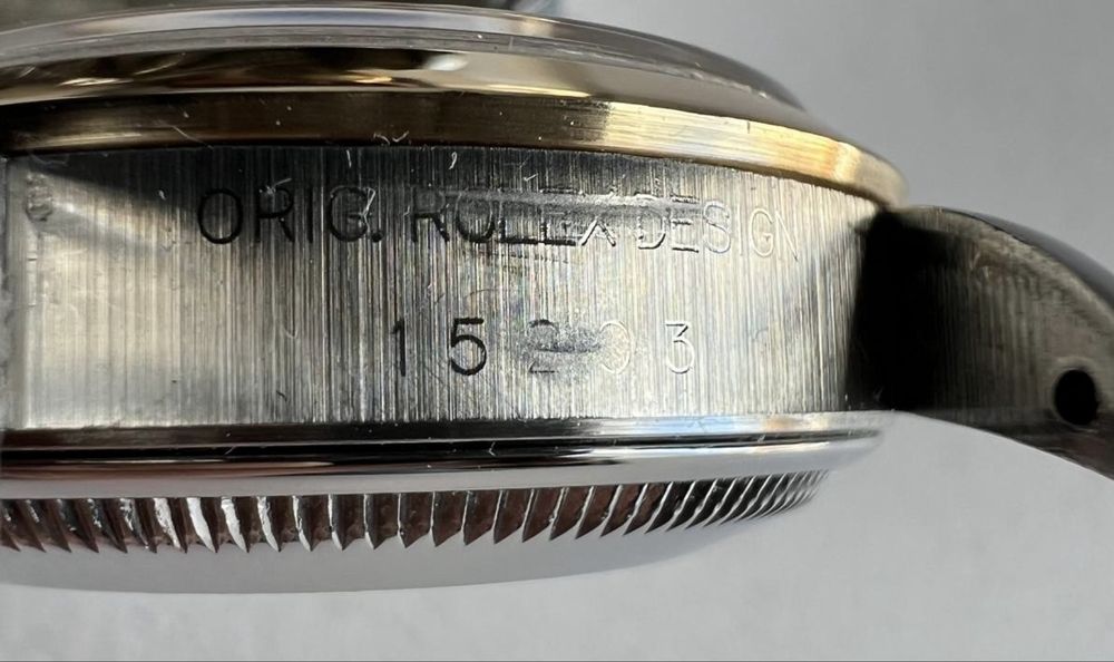 Rolex Oyster Perpetual Date 15203   FULL SET sticla Safir