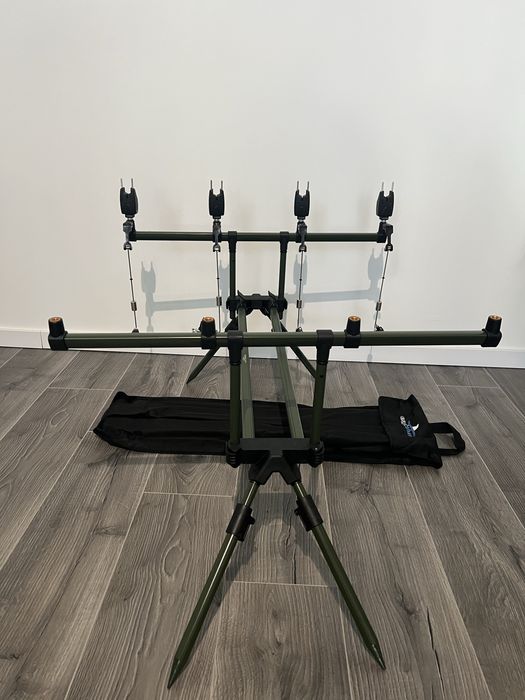 Set Rod Pod 4 posturi EastShark + Set 4 Senzori SAIMINO + 4 Swingheri