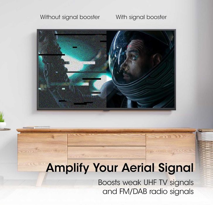 SLx Усилвател на ТВ сигнала, с два изхода 27822BMR