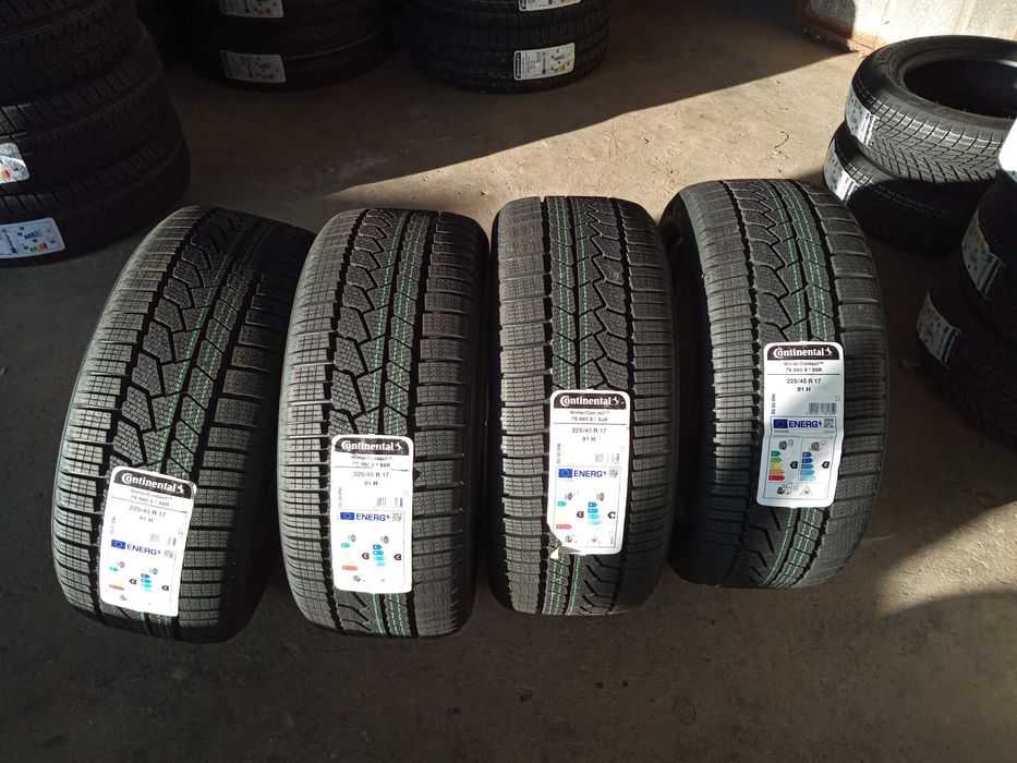 4 Нови зимни гуми 225/45R17 Continental WC TS860S* SSR RSC RunFlat 91H