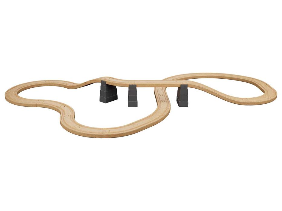 Дървени релси разширение за дървена железница влак жп гара - 11 вида