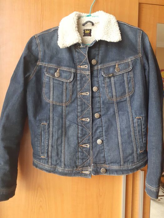Дънково яке с каракул - Lee, размер XS