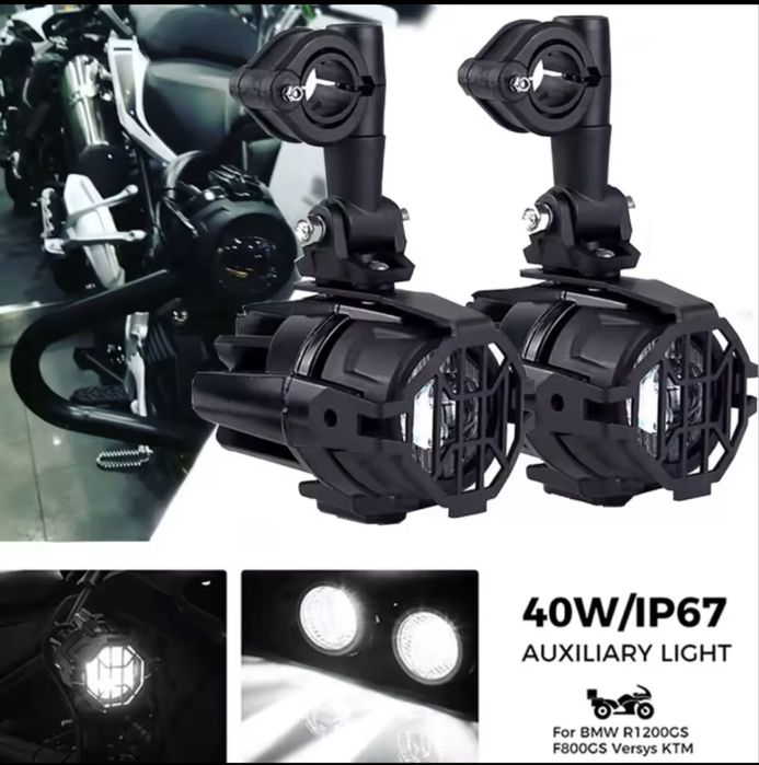 Proiectoare moto led kit complet ATV SUV OFF ROAD etc