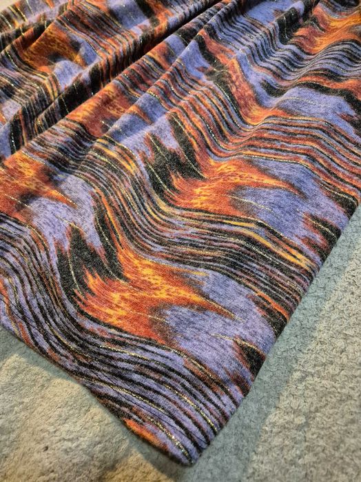 Rochie eleganta cu model abstract, marime 42, ADROM FASHION