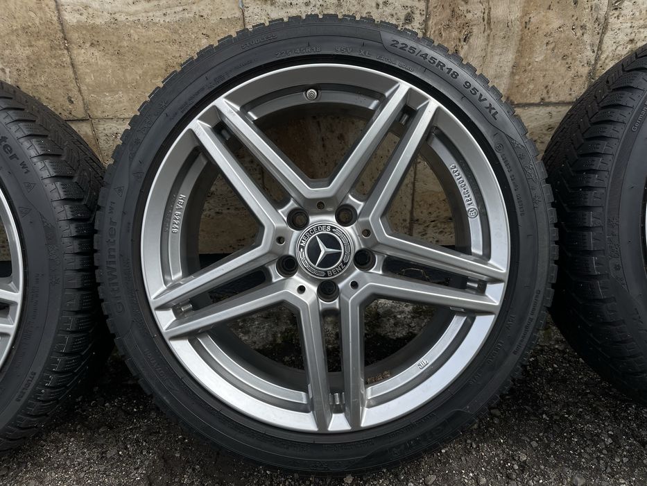 Jante Roti 18 Mercedes A Class B Class C Class CLA W177 W247 W205 W206 Anvelope 225 45 R18 allseason