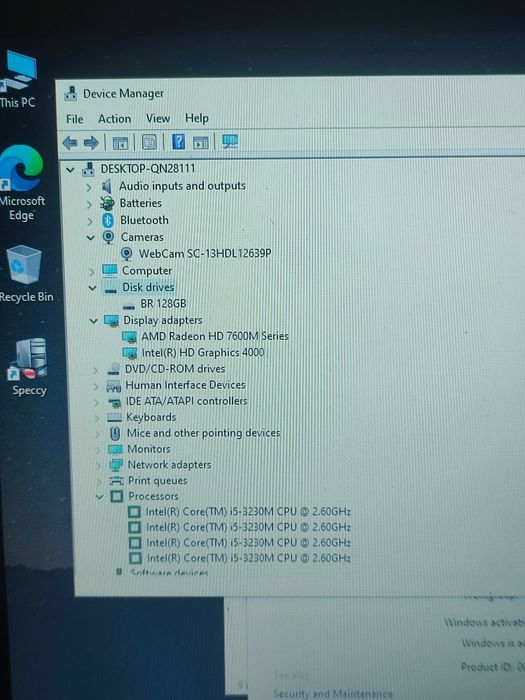 Laptop Gaming Samsung 350 - i5-3230m(4cpu)/ 8Gb/ SSD/Video Dedicat 2gb