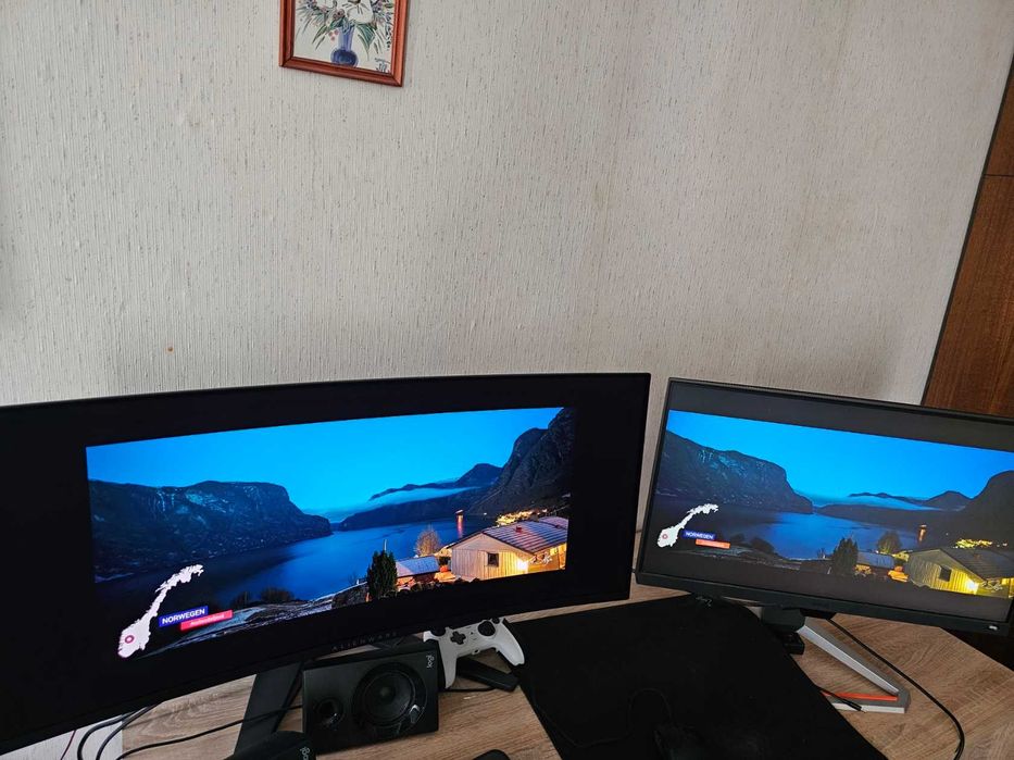 Гаранционно подменен DELL Alienware 34 inch Curved QD-OLED Gaming монитор - AW3423DWF